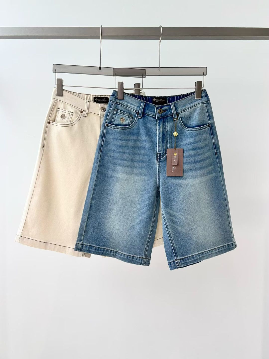 Loro Piana Quarona Denim Shorts
