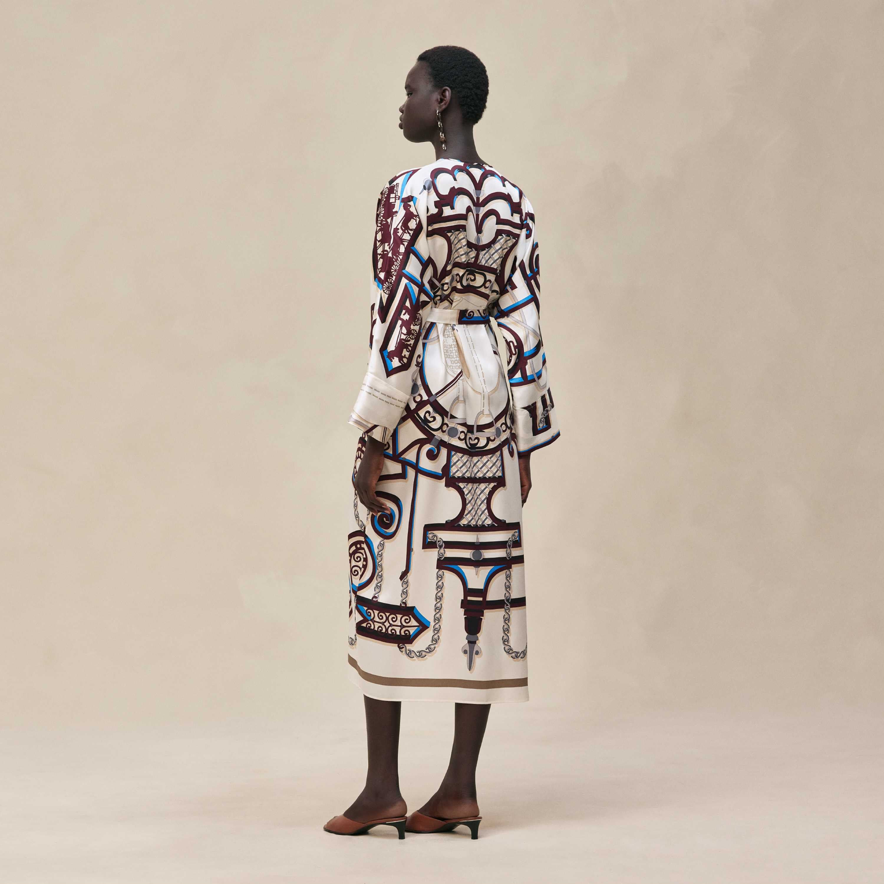 Hermes "L'Enseigne du Sellier" caftan