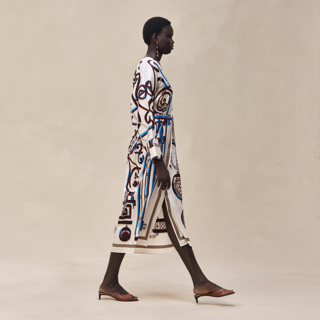 Hermes "L'Enseigne du Sellier" caftan