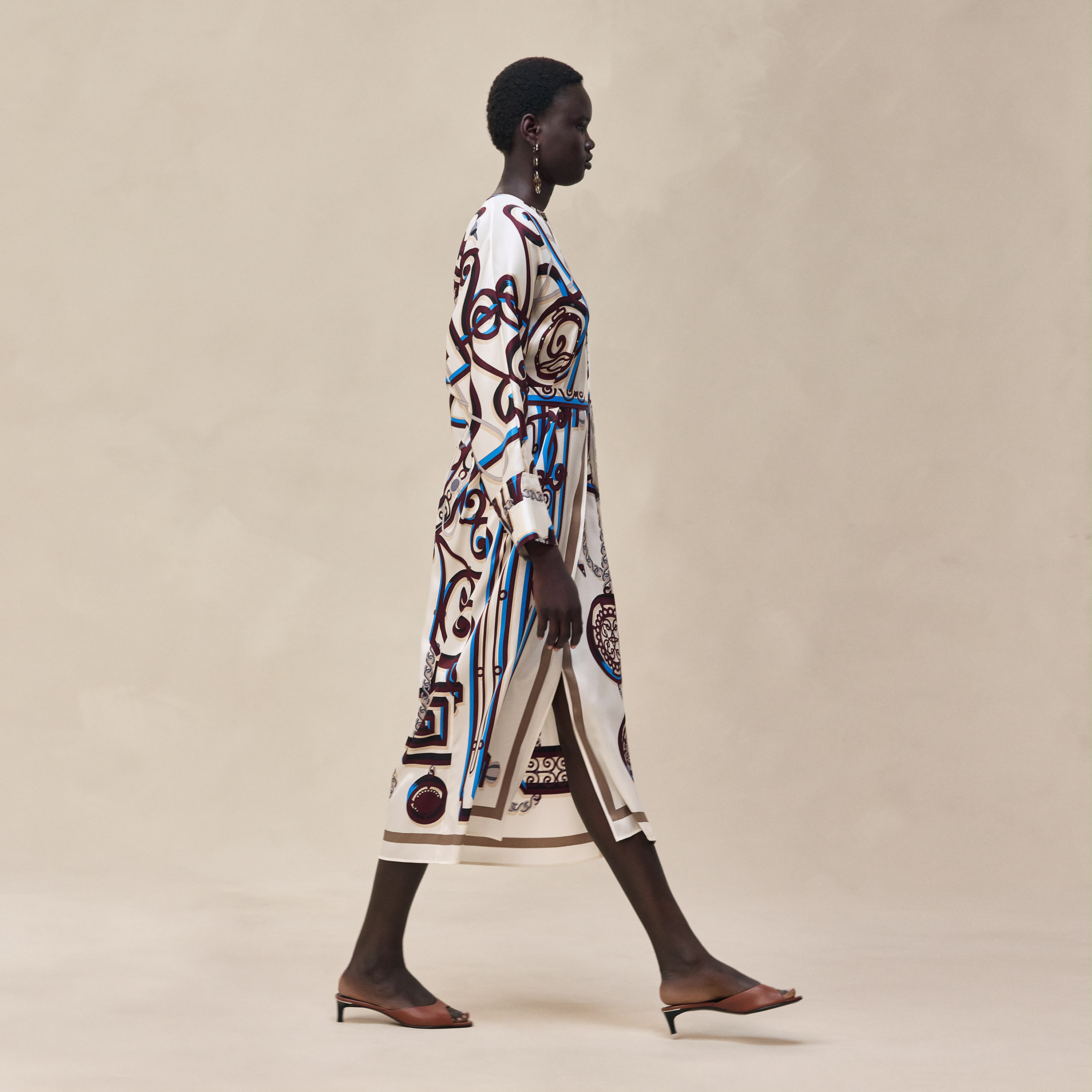 Hermes "L'Enseigne du Sellier" caftan