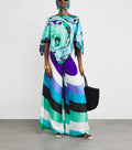 Pucci Multi Silk Wide-Leg Trousers Set
