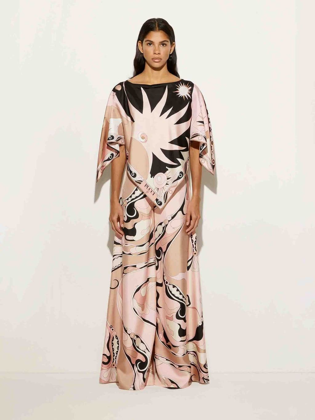 Pucci Orchidee-print Wide-leg Set