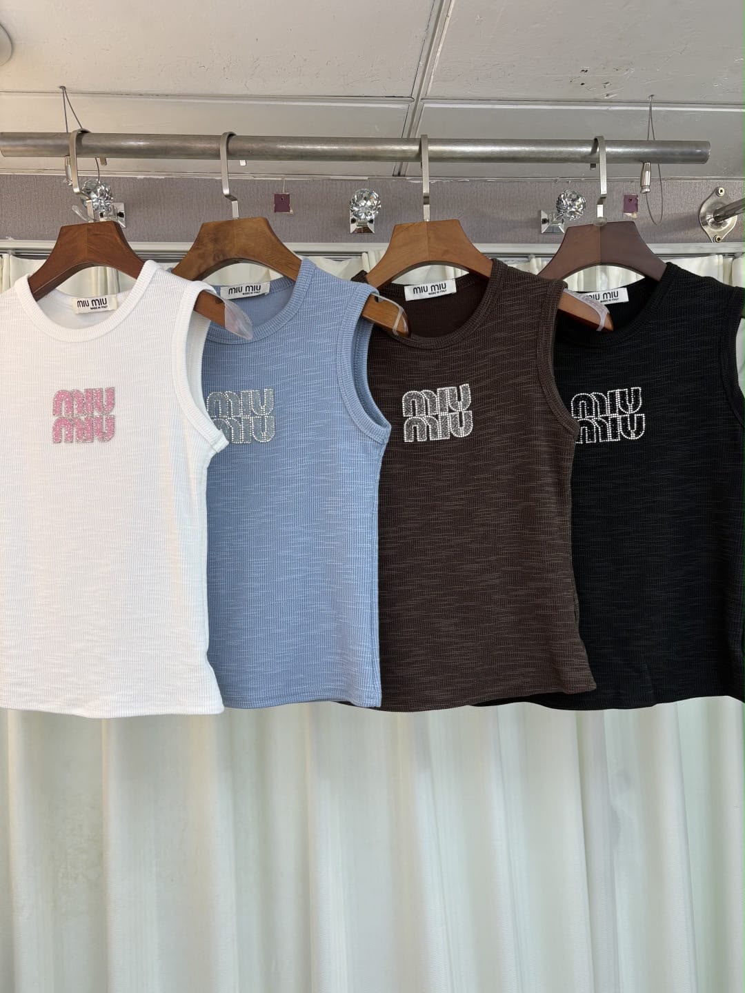 Miu Miu Logo Tank Top