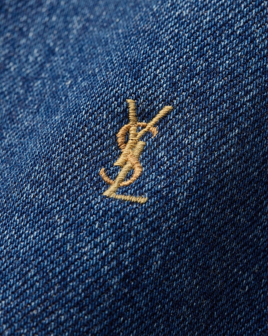 YSL Cassandre Shirt in Denim