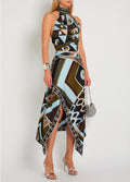 Pucci Vivara Asymmetric Silk Set