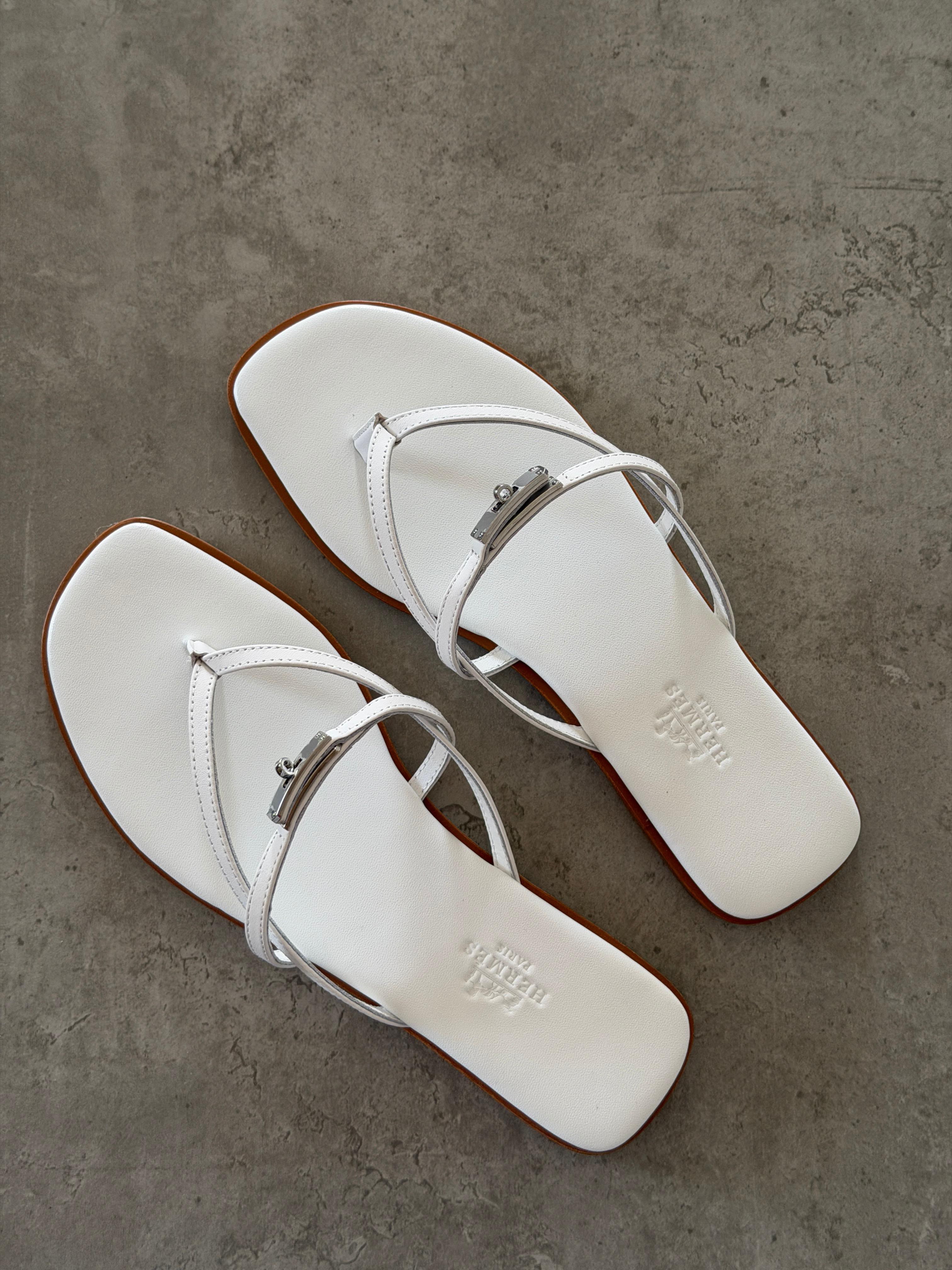 Hermes Miss Sandal in Calfskin