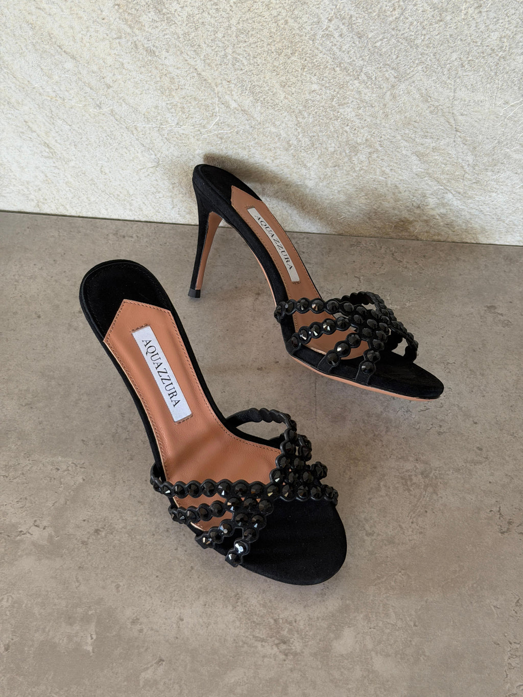 Aquazzura Tequila Embellished Sandals