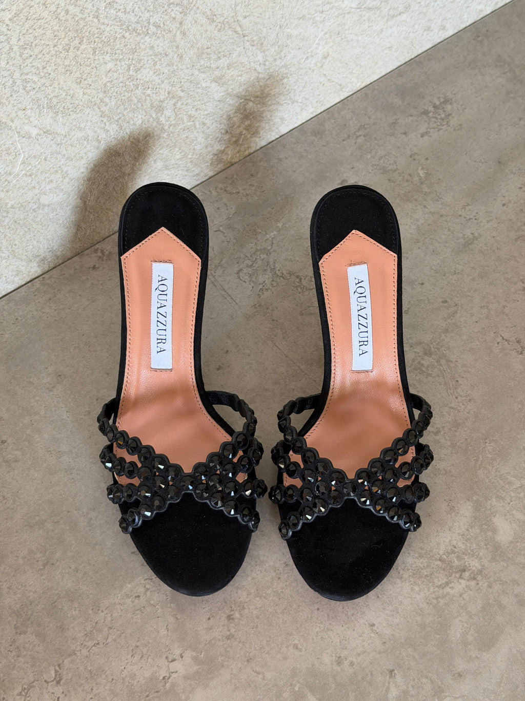 Aquazzura Tequila Embellished Sandals