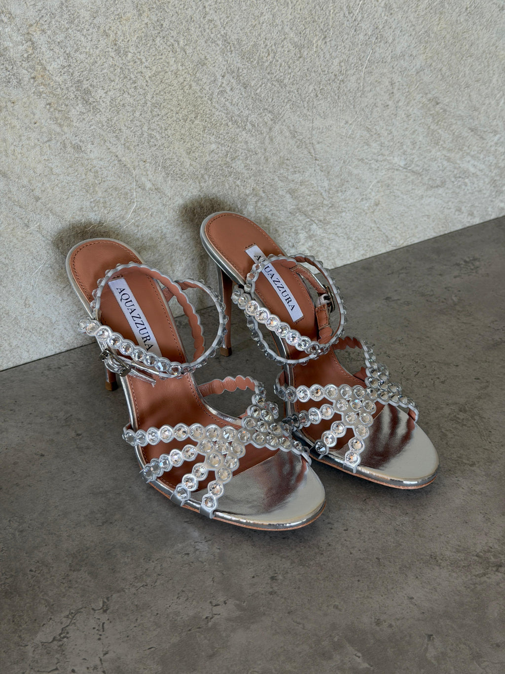 Aquazzura Tequila Embellished Sandals