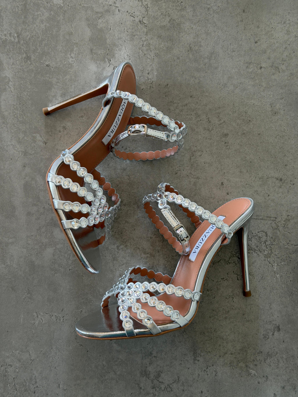 Aquazzura Tequila Embellished Sandals