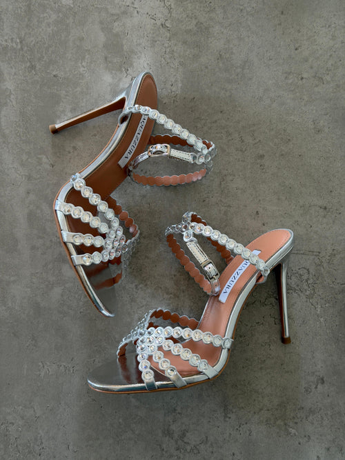 Aquazzura Tequila Embellished Sandals