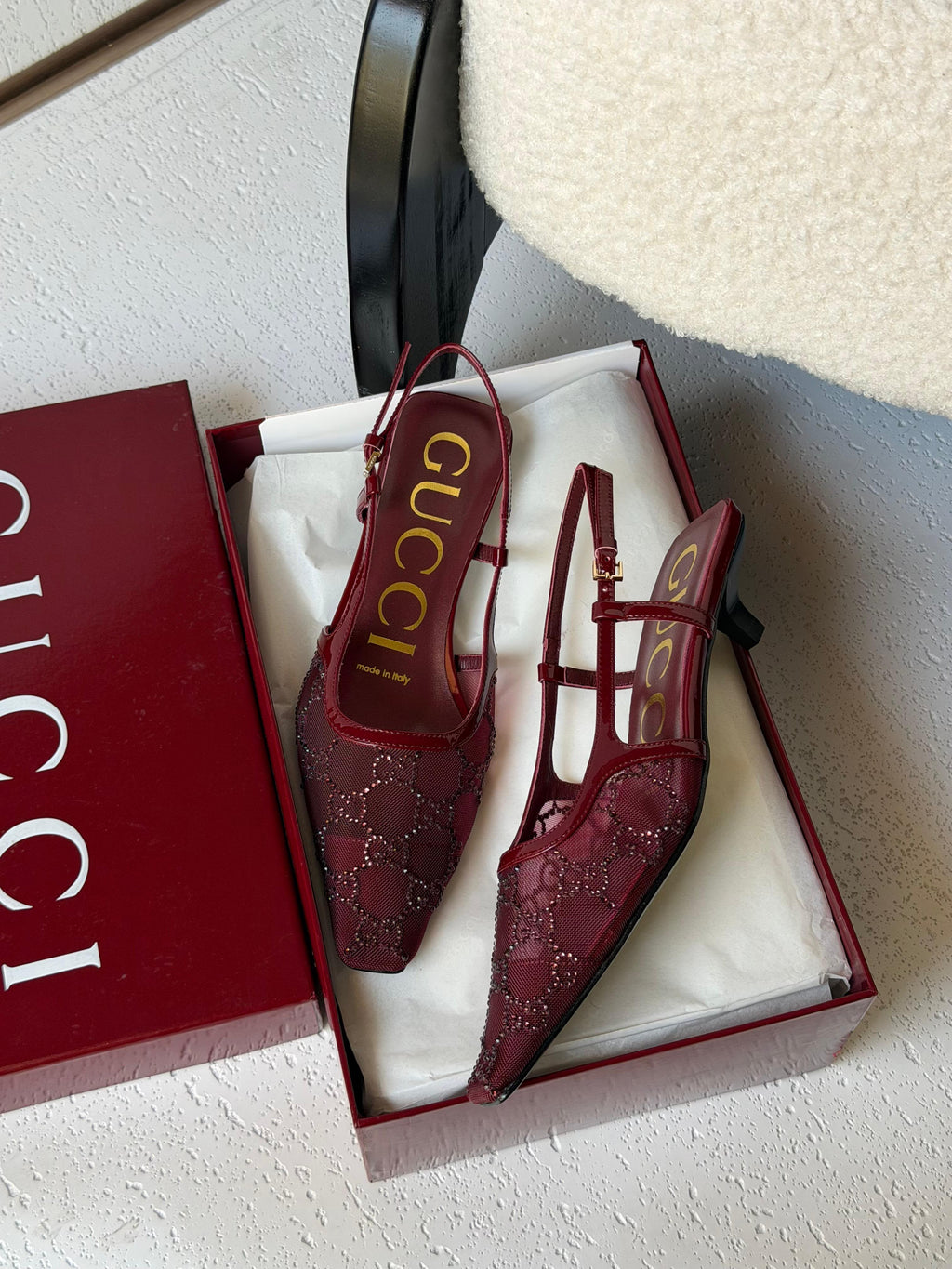 Gucci GG Slingback Pumps