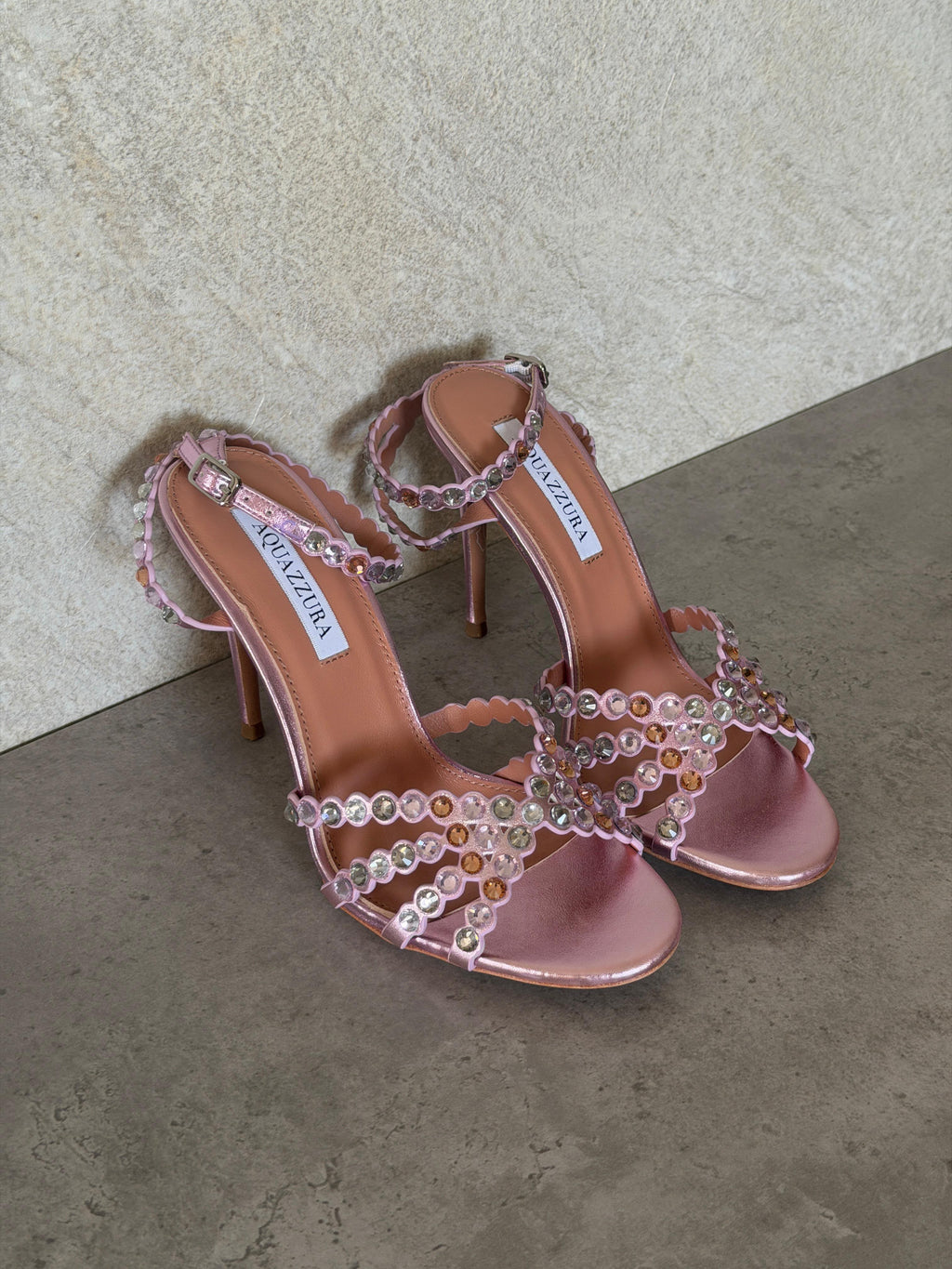 Aquazzura Tequila Embellished Sandals