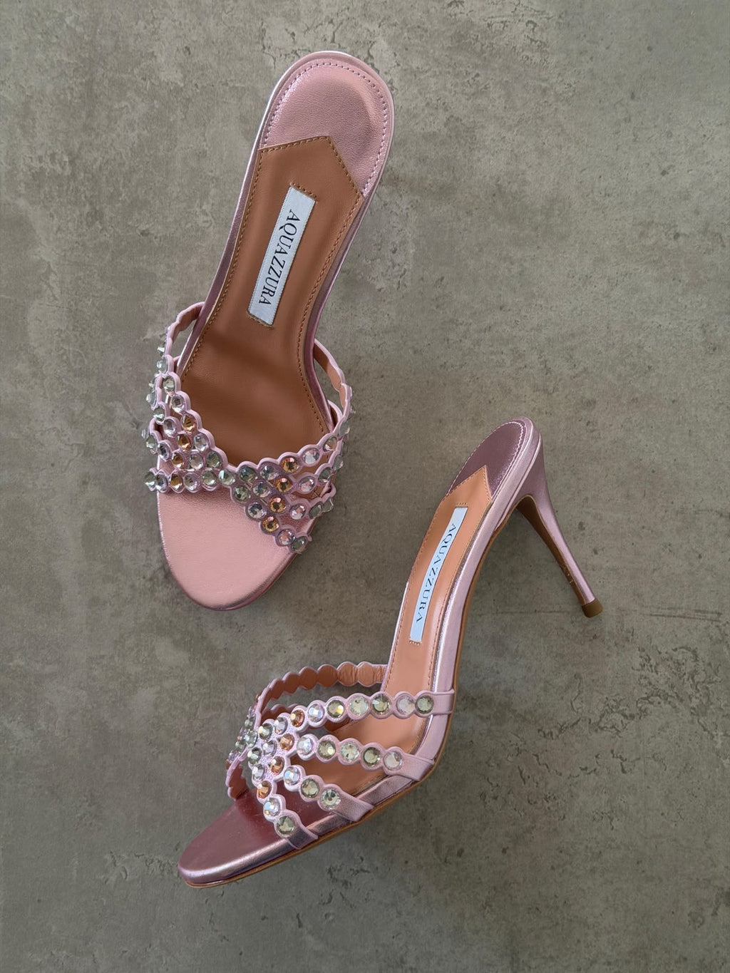 Aquazzura Tequila Embellished Sandals