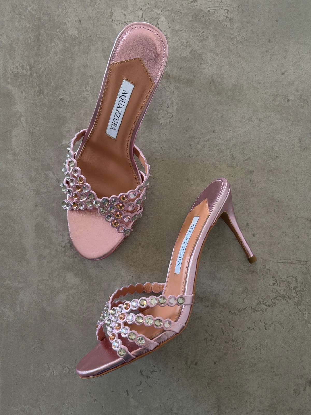 Aquazzura Tequila Embellished Sandals