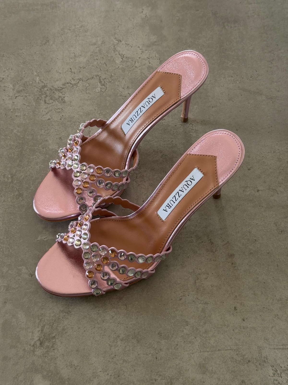 Aquazzura Tequila Embellished Sandals