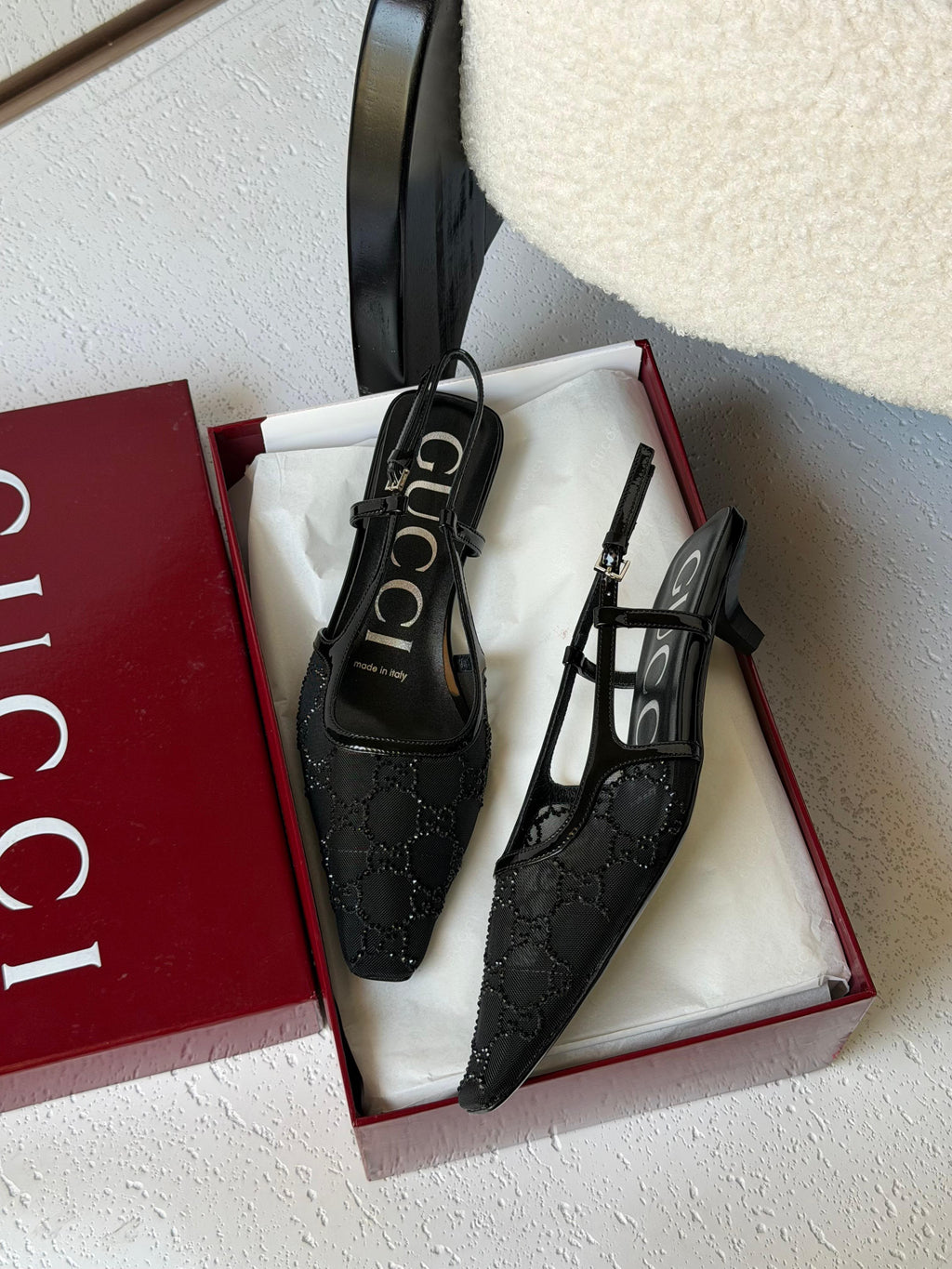 Gucci GG Slingback Pumps