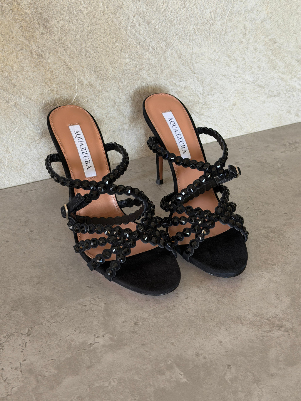 Aquazzura Tequila Embellished Sandals