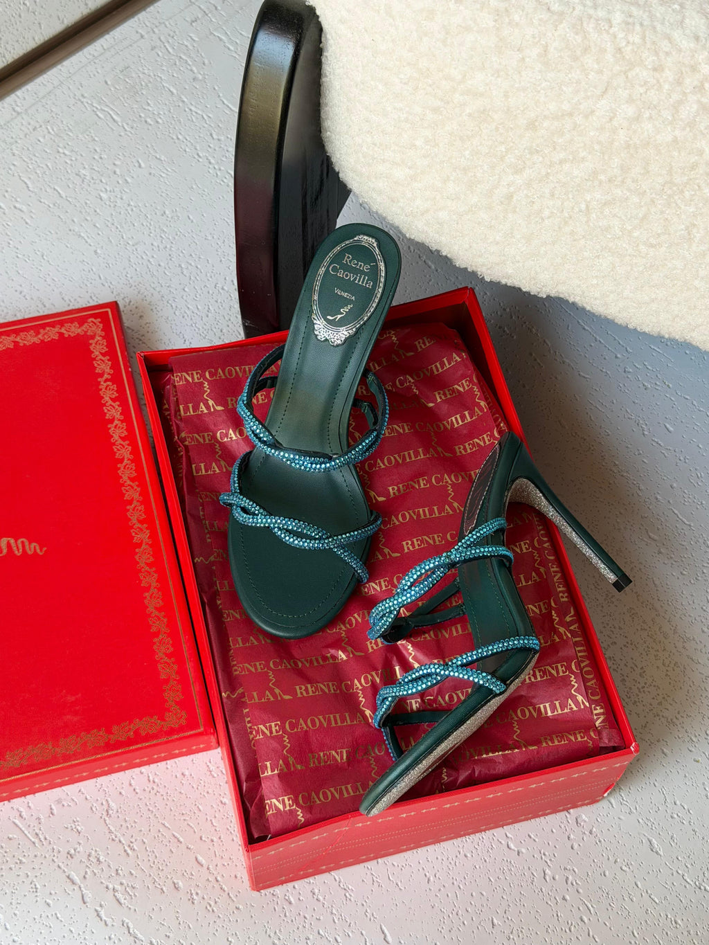 Rene Caovilla Braid Sandals