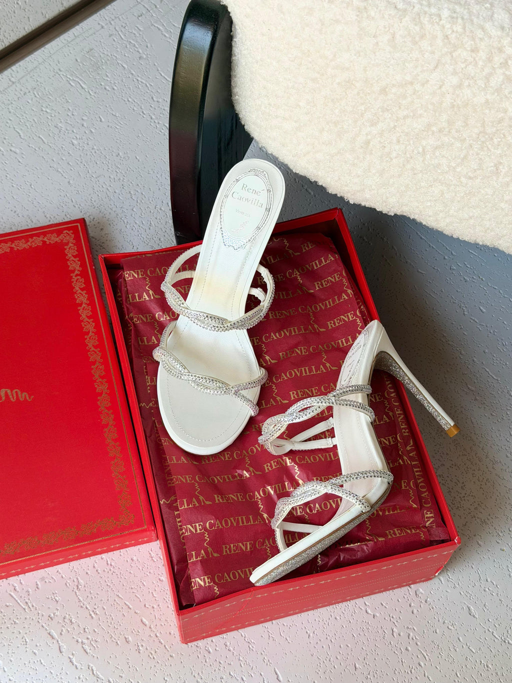 Rene Caovilla Braid Sandals