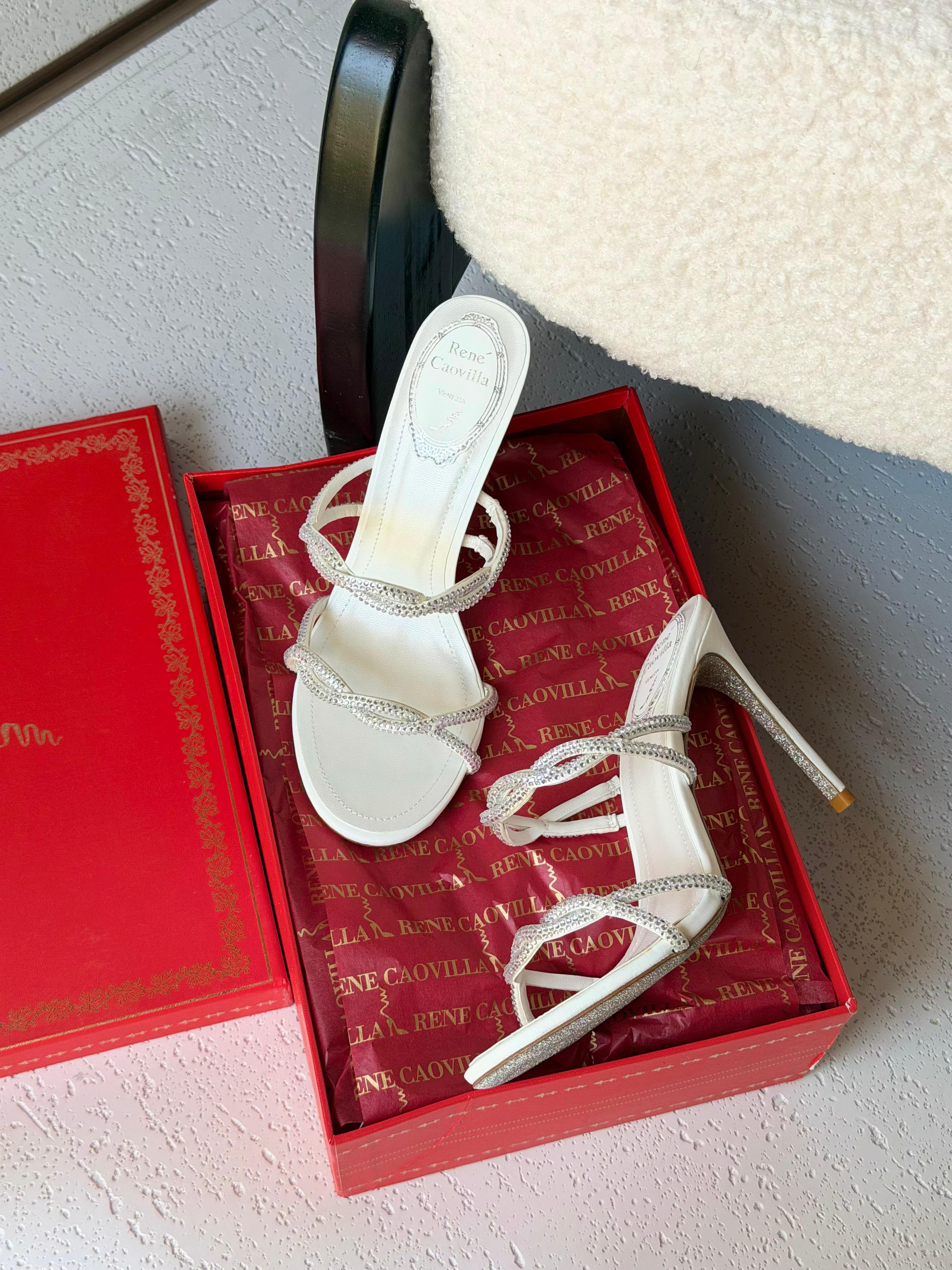Rene Caovilla Braid Sandals