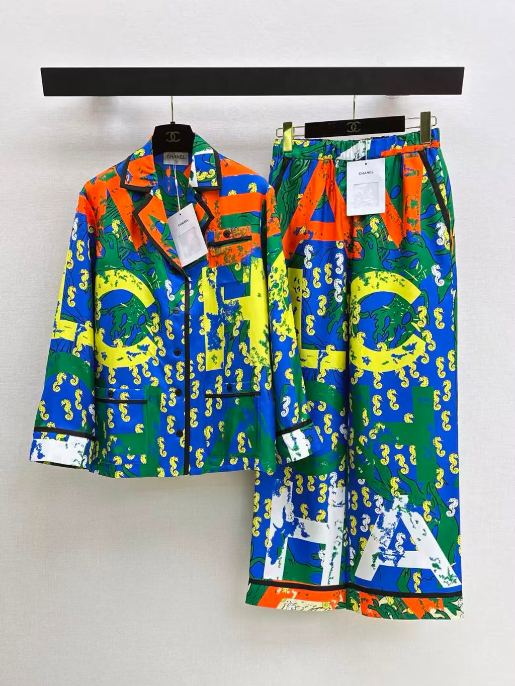 Chanel Blouse in Multicolour Silk