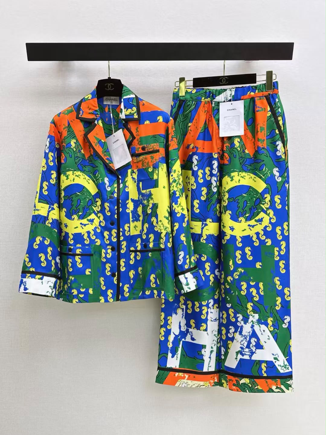 Chanel Blouse in Multicolour Silk