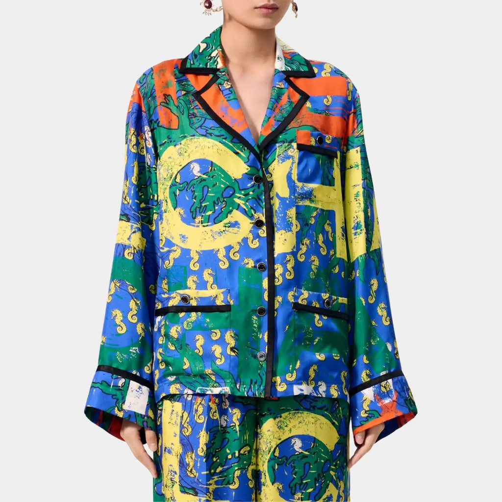 Chanel Blouse in Multicolour Silk