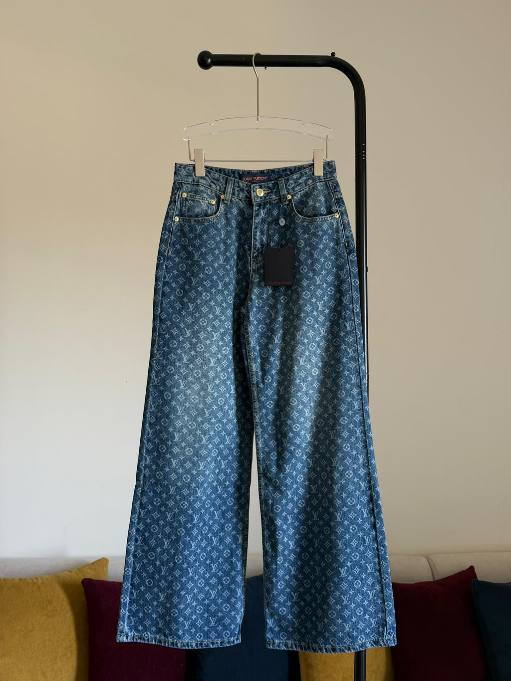 Louis Vuitton Monogram Flared Jeans