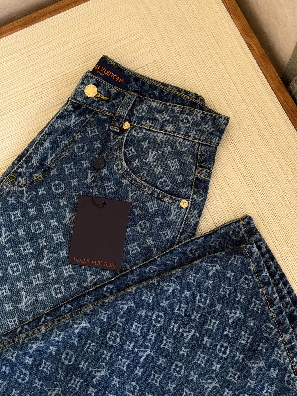 Louis Vuitton Monogram Flared Jeans