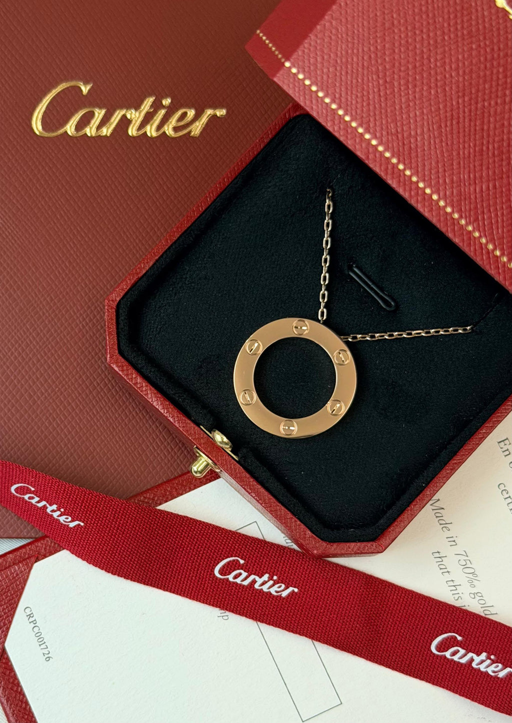 Cartier Love Pendant
