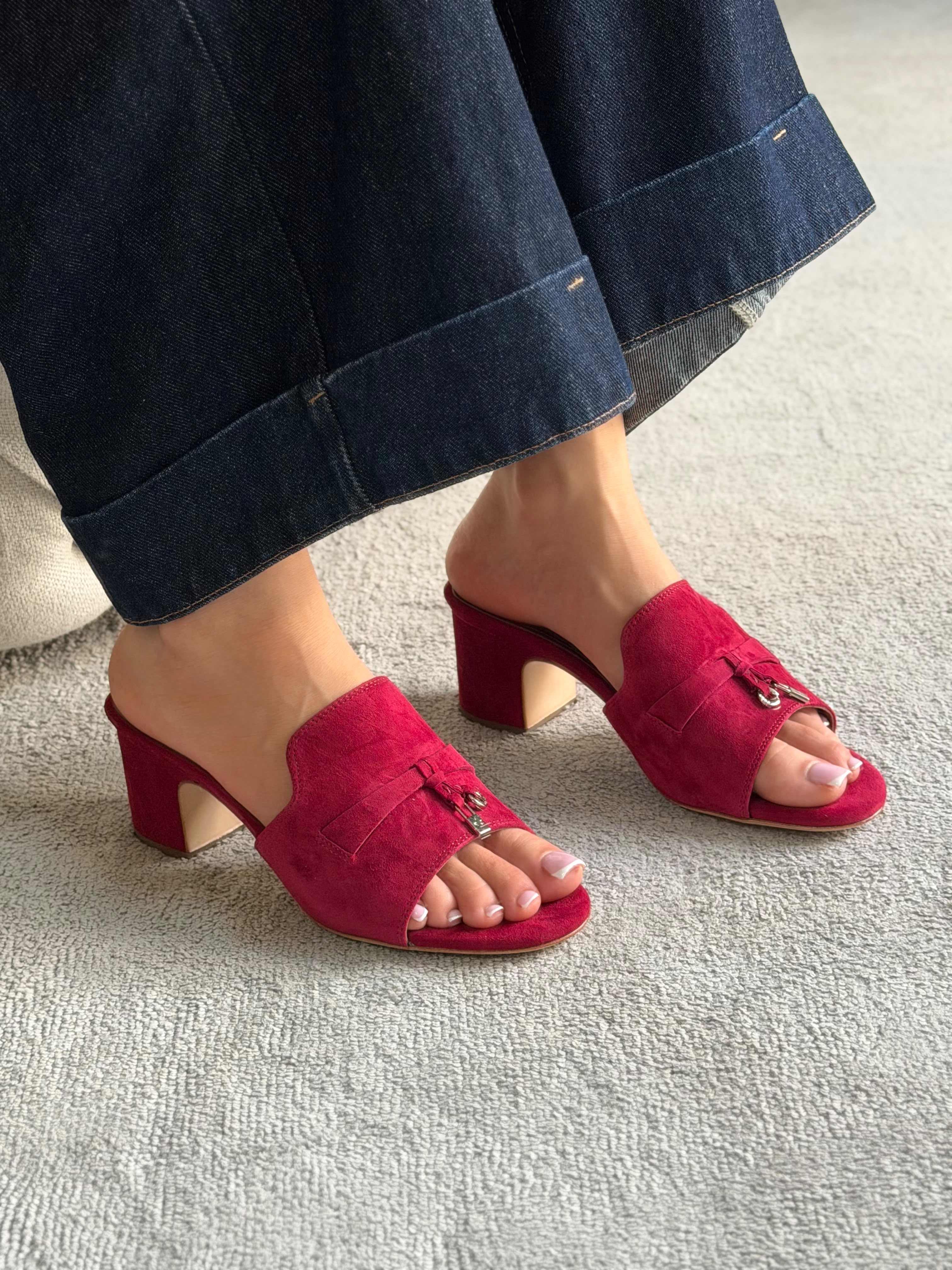 Loro Piana Summer Charms Heeled Sandal
