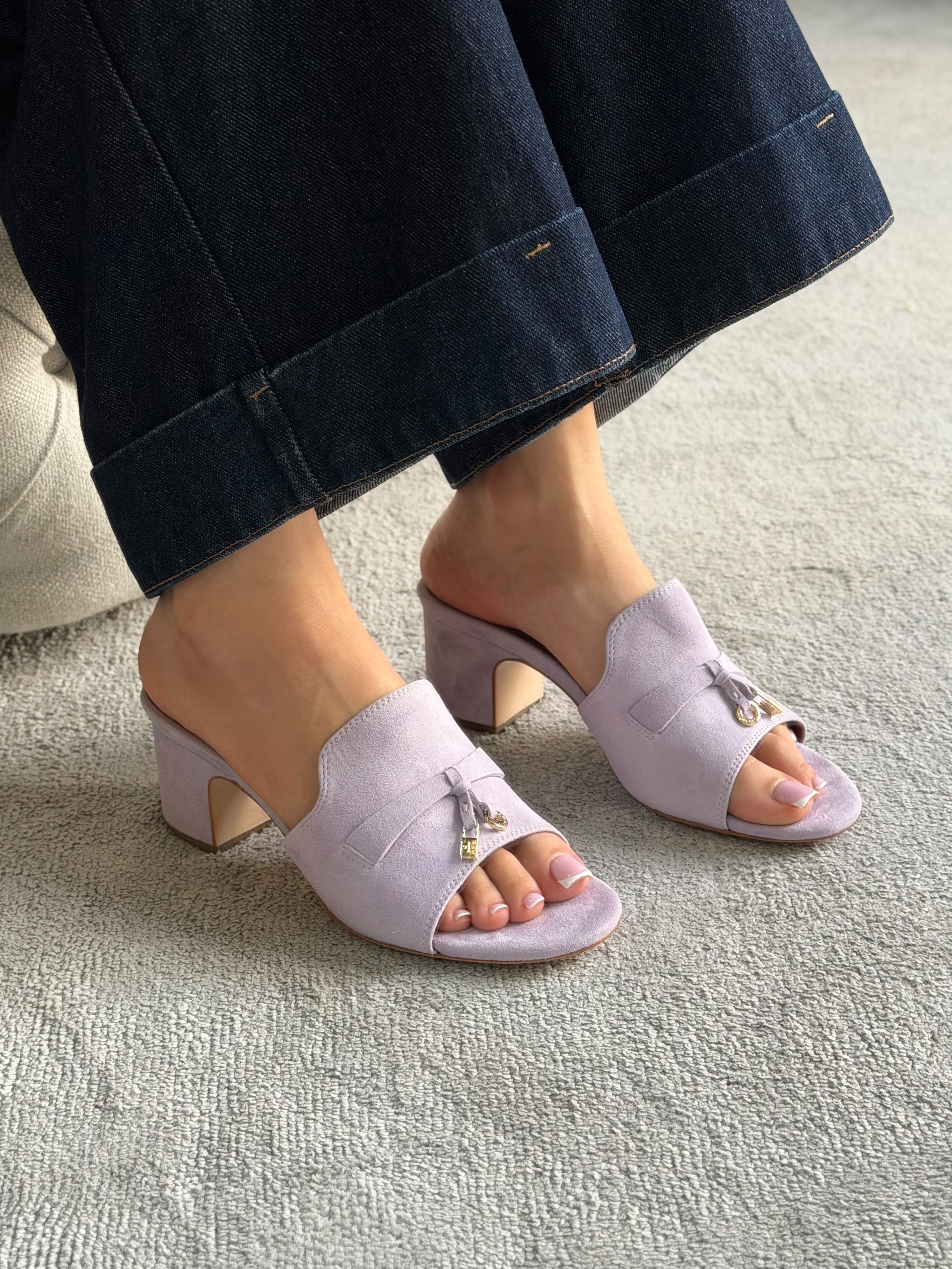 Loro Piana Summer Charms Heeled Sandal