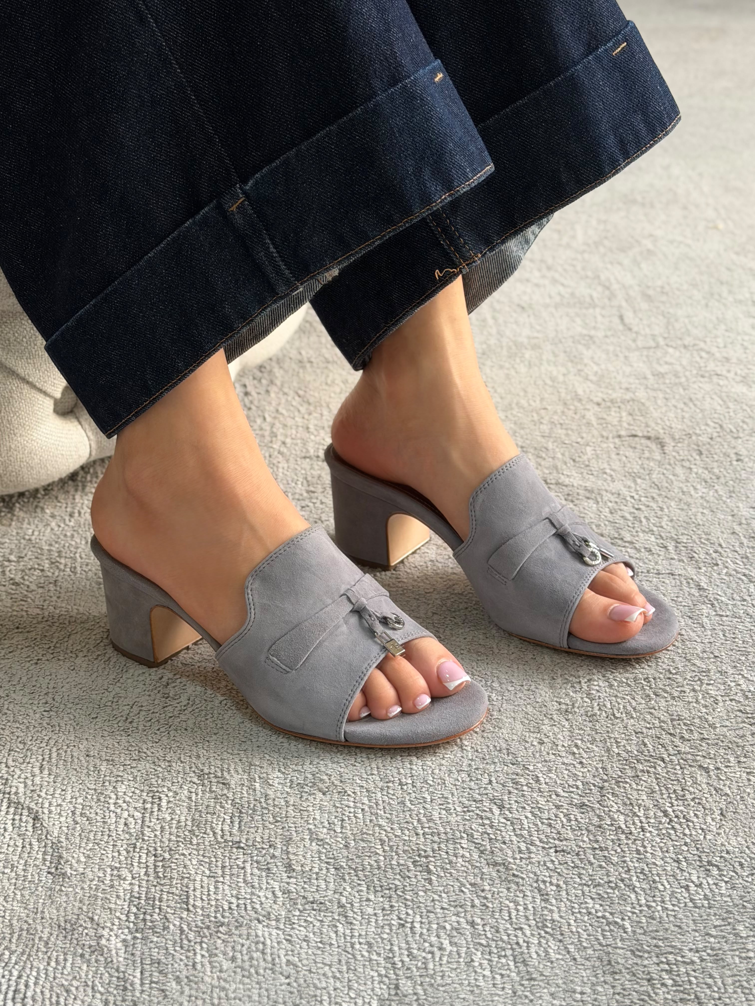 Loro Piana Summer Charms Heeled Sandal