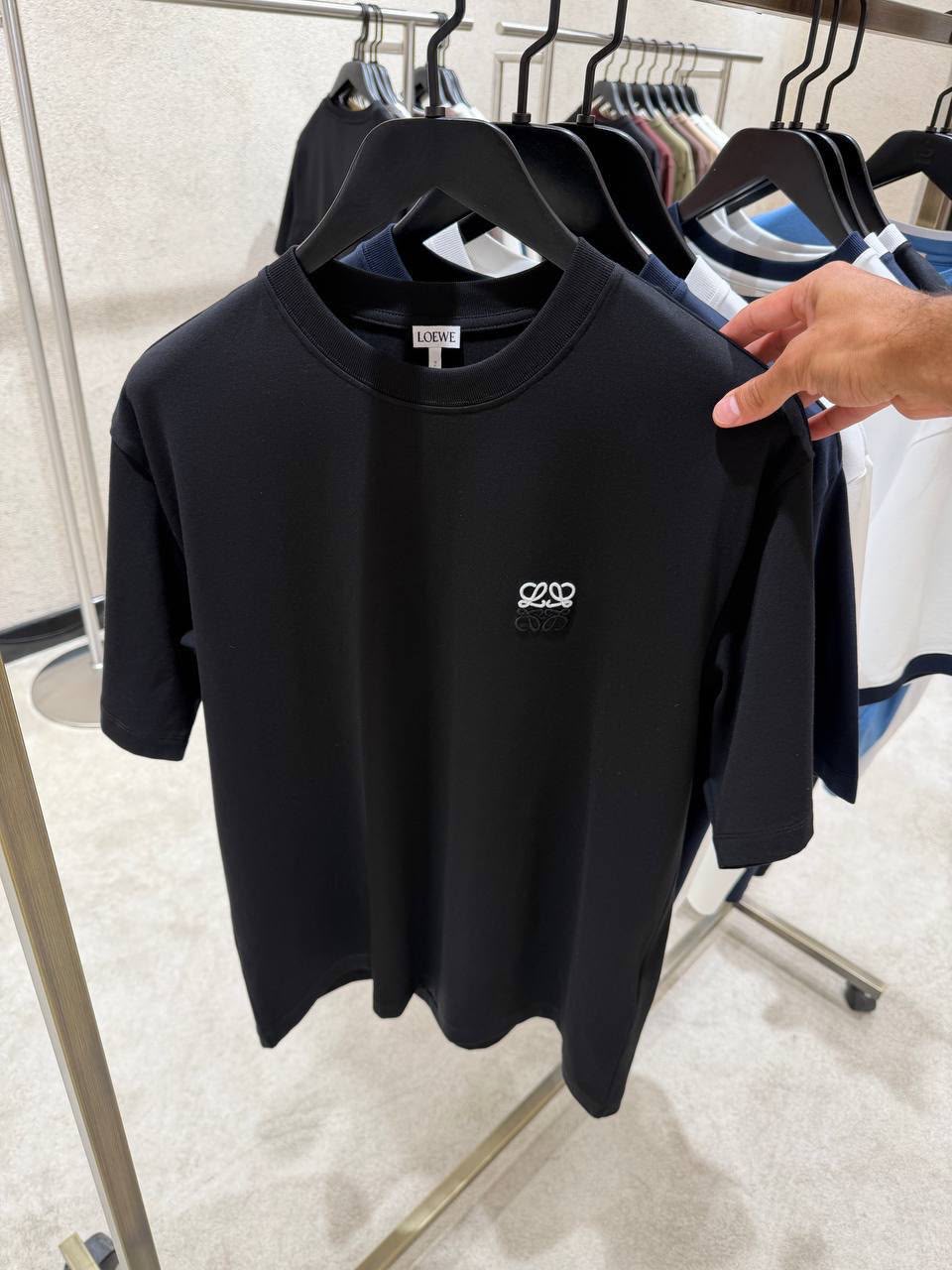 Loewe Anagram Embroidered T-shirt