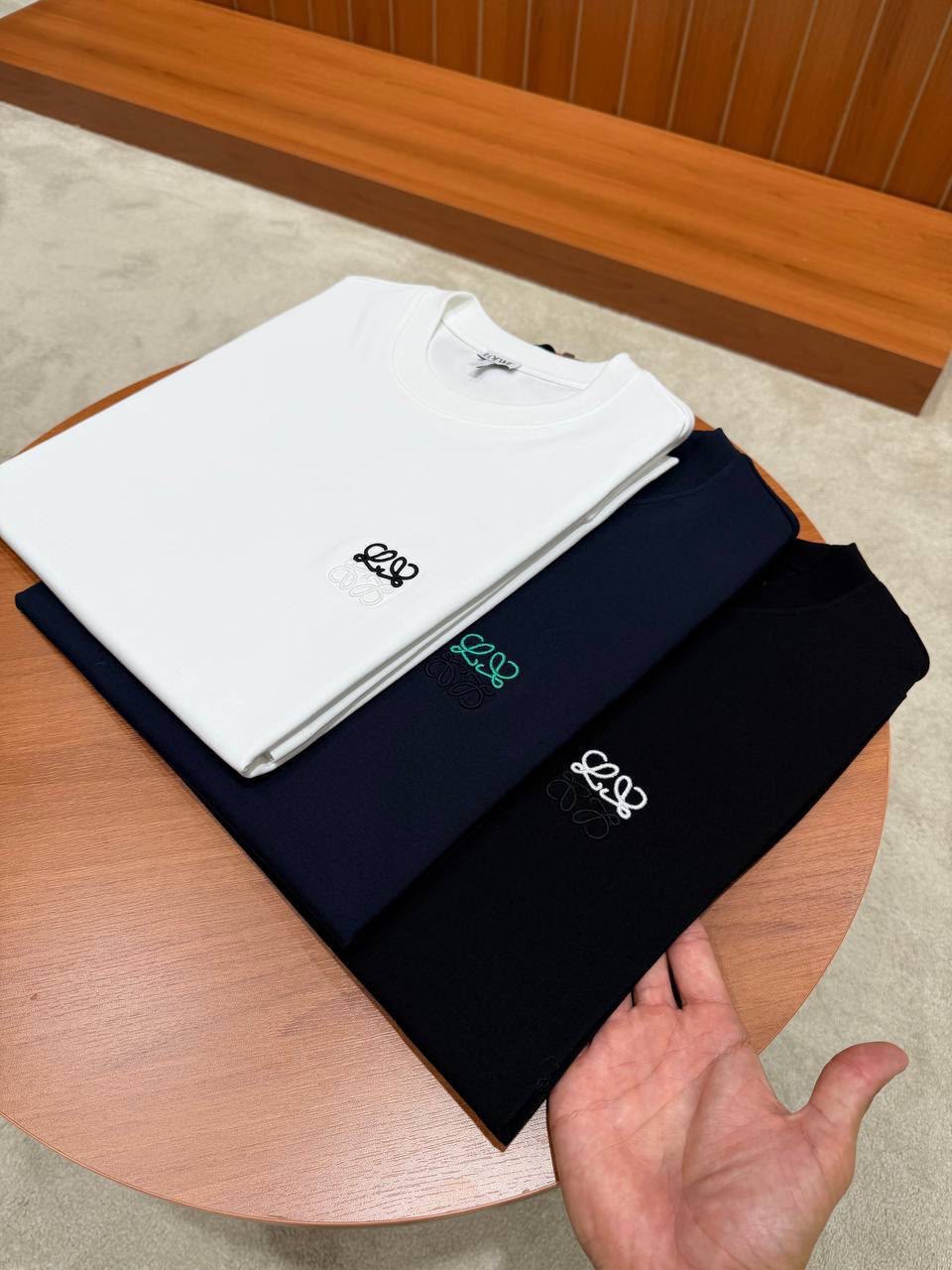 Loewe Anagram Embroidered T-shirt