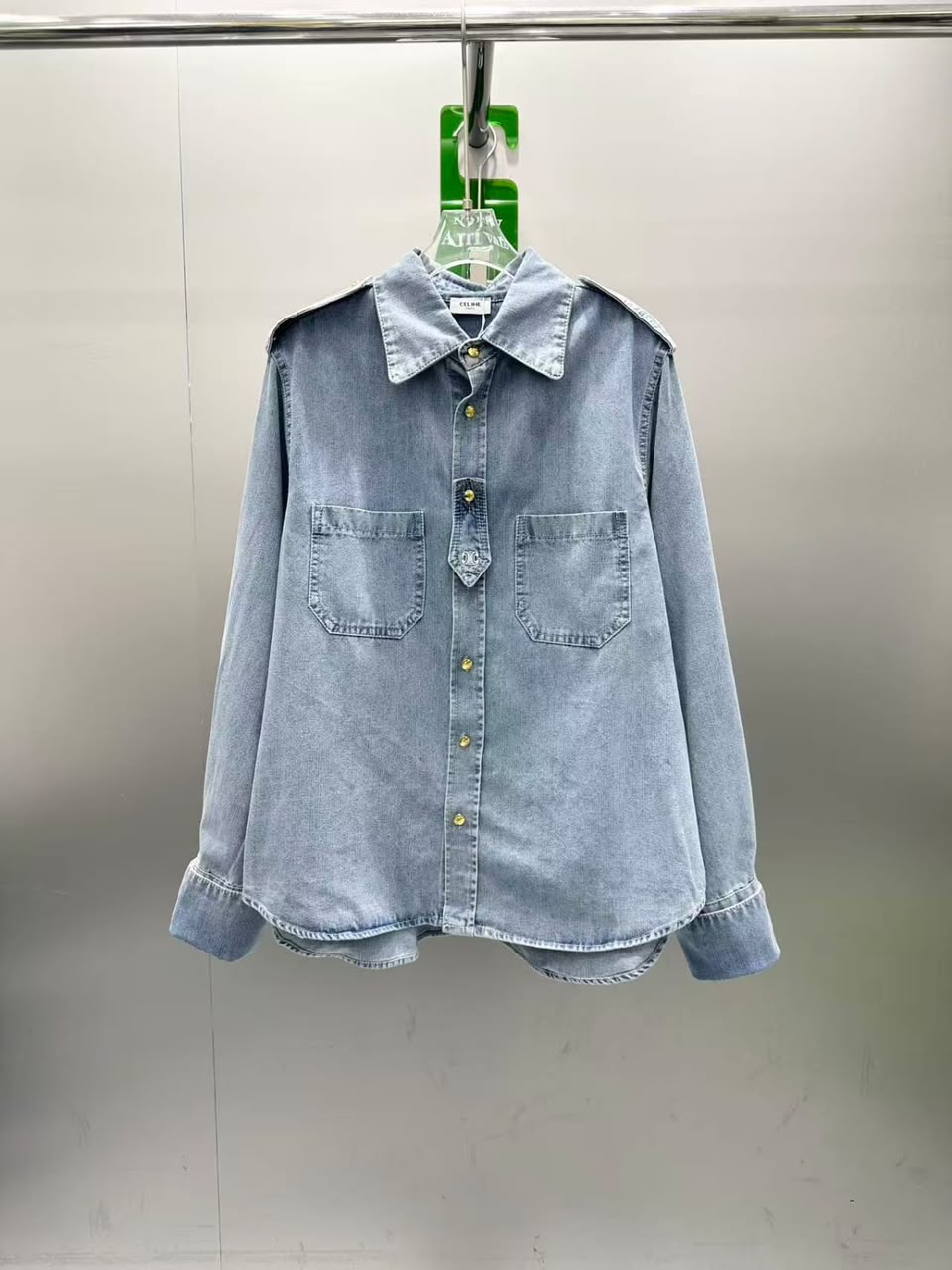 Celine Shirt in Cotton Denim