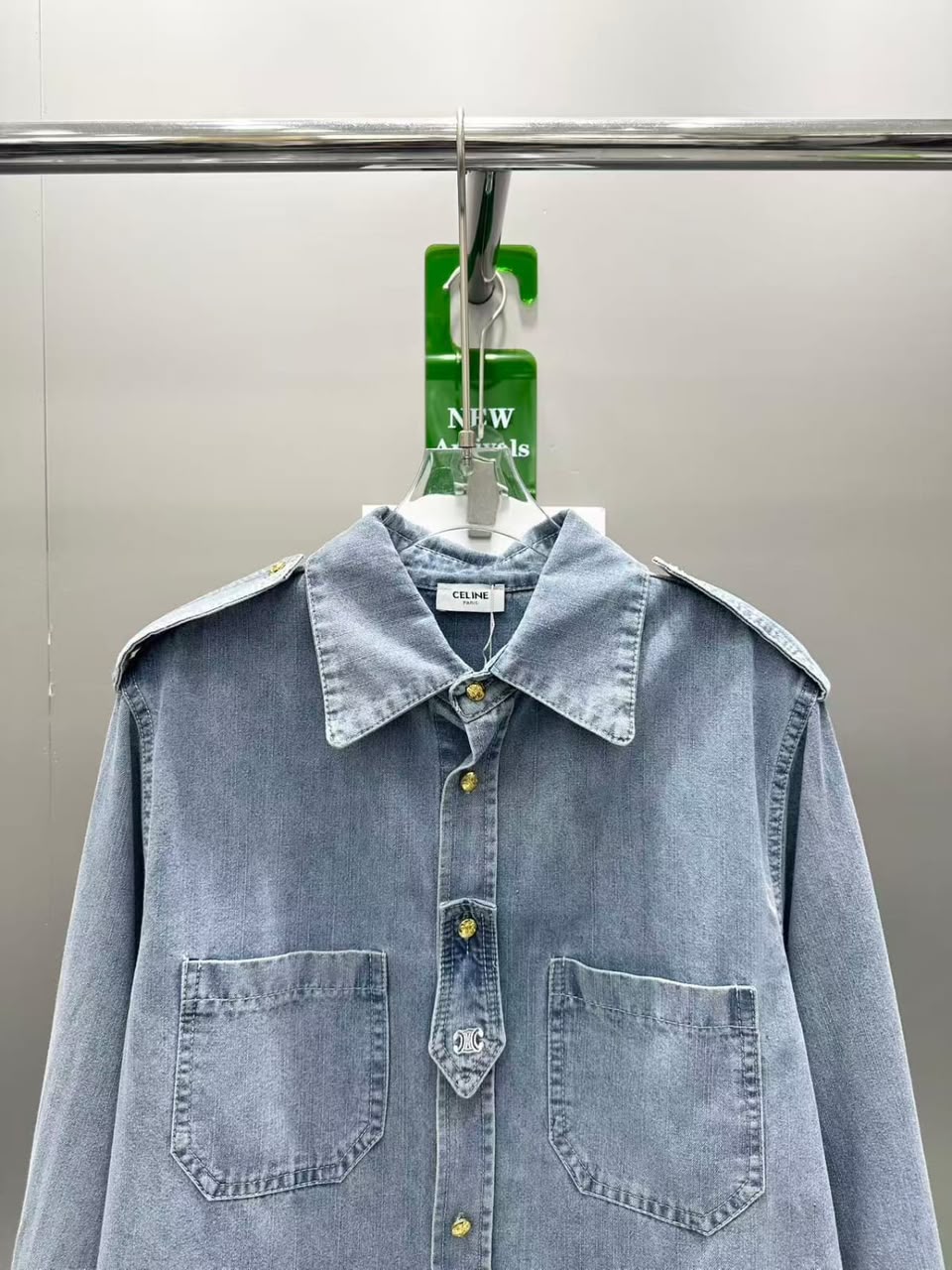 Celine Shirt in Cotton Denim
