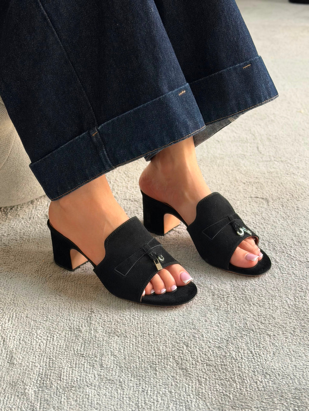 Loro Piana Summer Charms Heeled Sandal