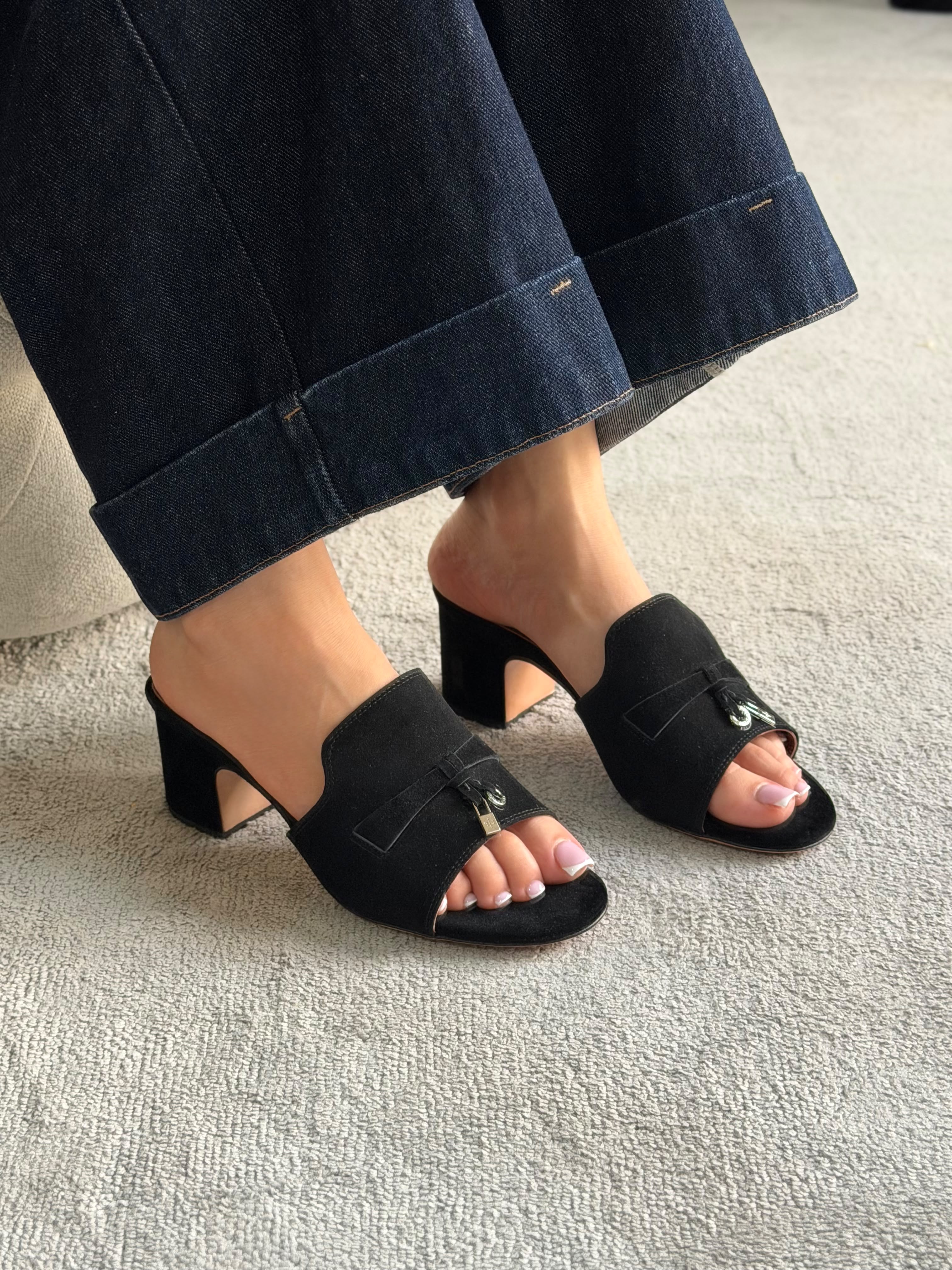 Loro Piana Summer Charms Heeled Sandal