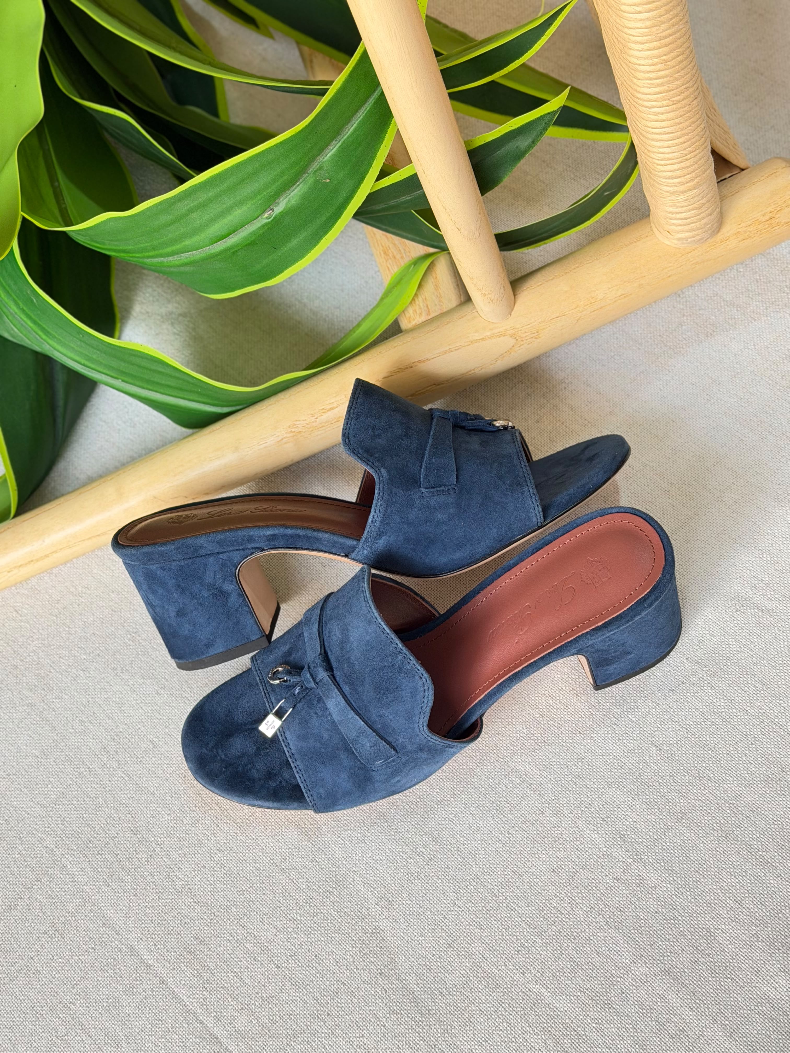 Loro Piana Summer Charms Heeled Sandal