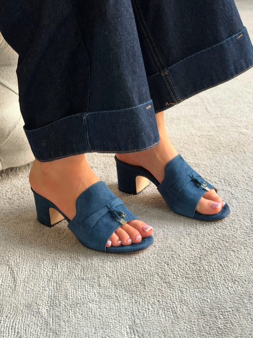 Loro Piana Summer Charms Heeled Sandal