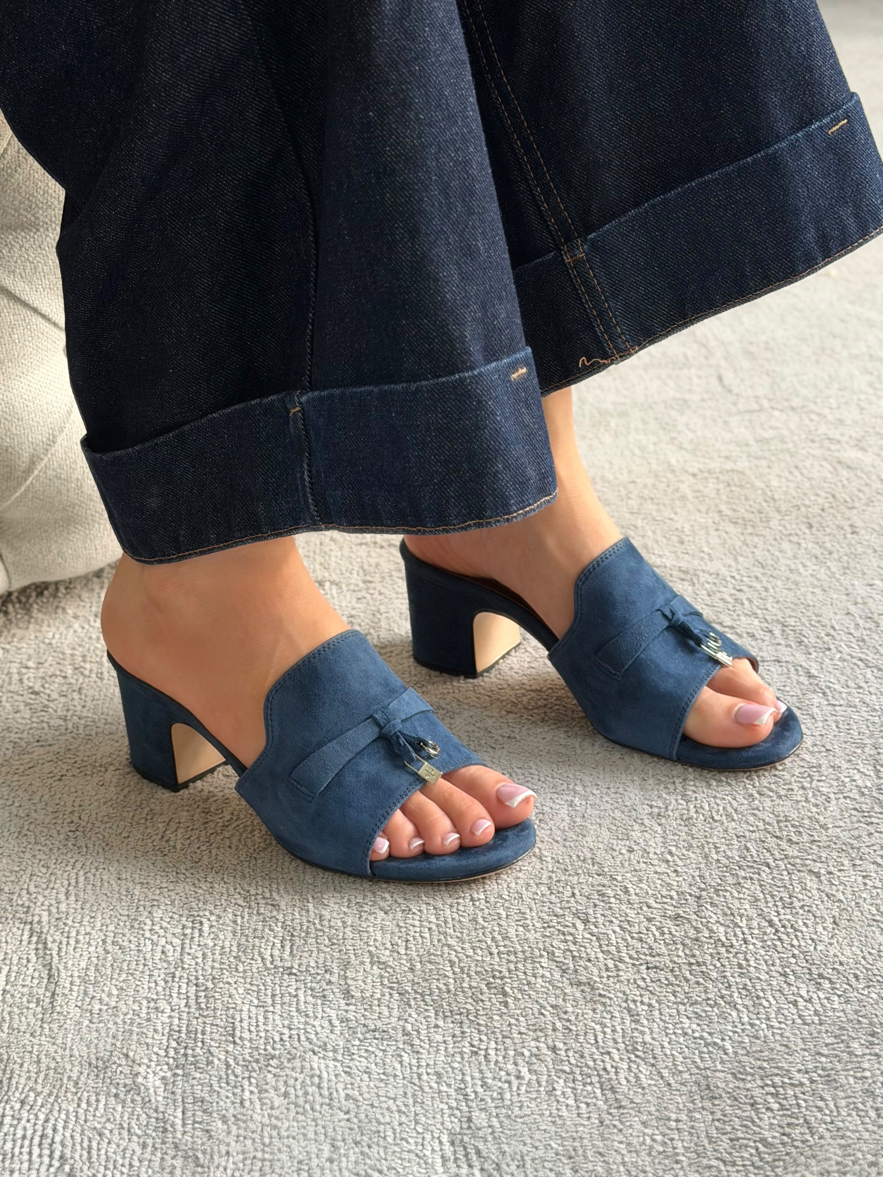 Loro Piana Summer Charms Heeled Sandal