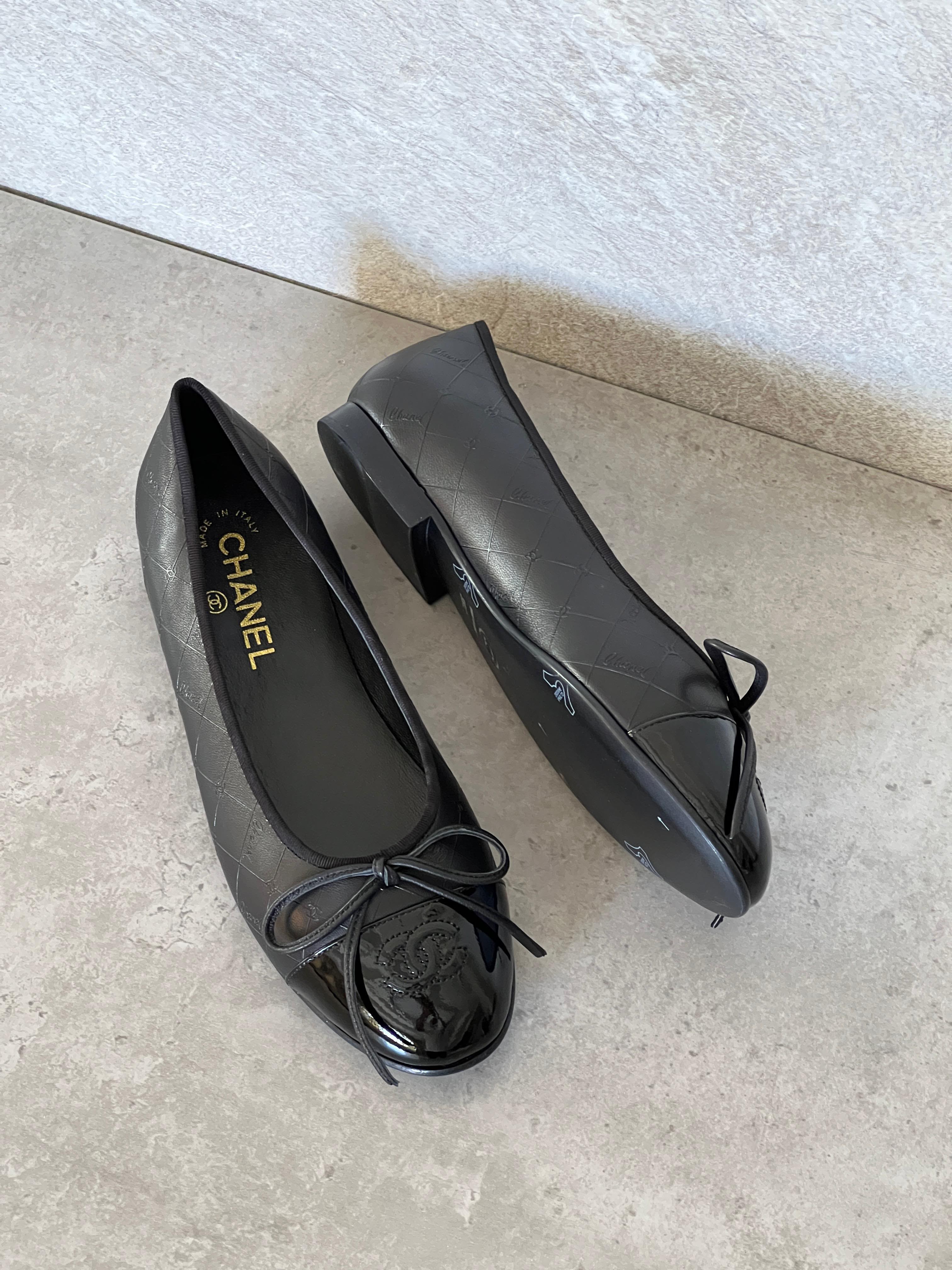 Chanel Crocodile Calfskin Ballerina Flats