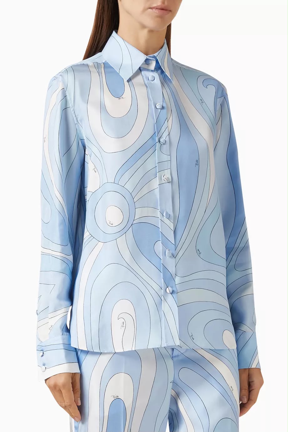 Pucci Marmo Print Shirt & Pant Set
