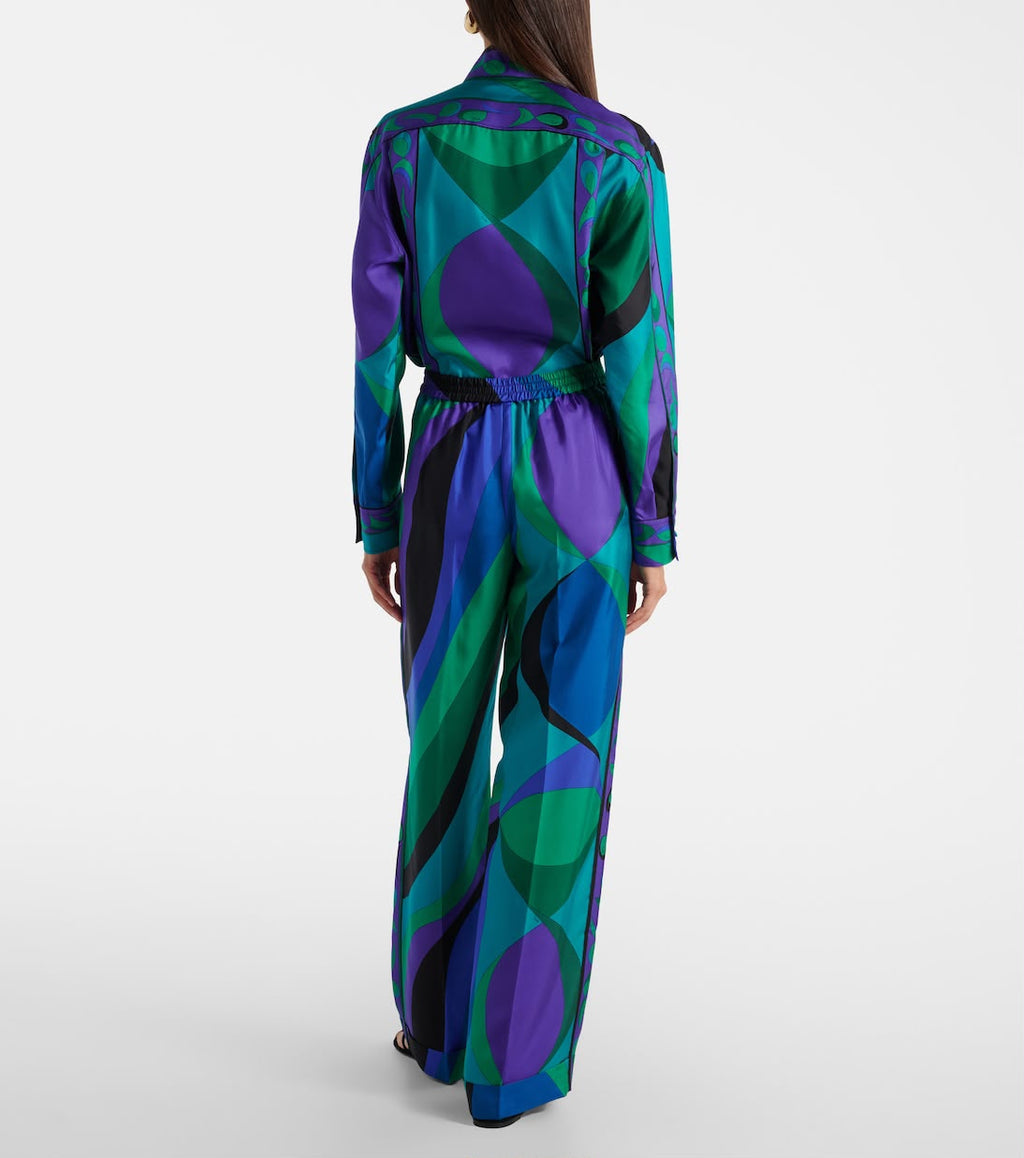 Pucci Pesci Print Shirt & Pant Set