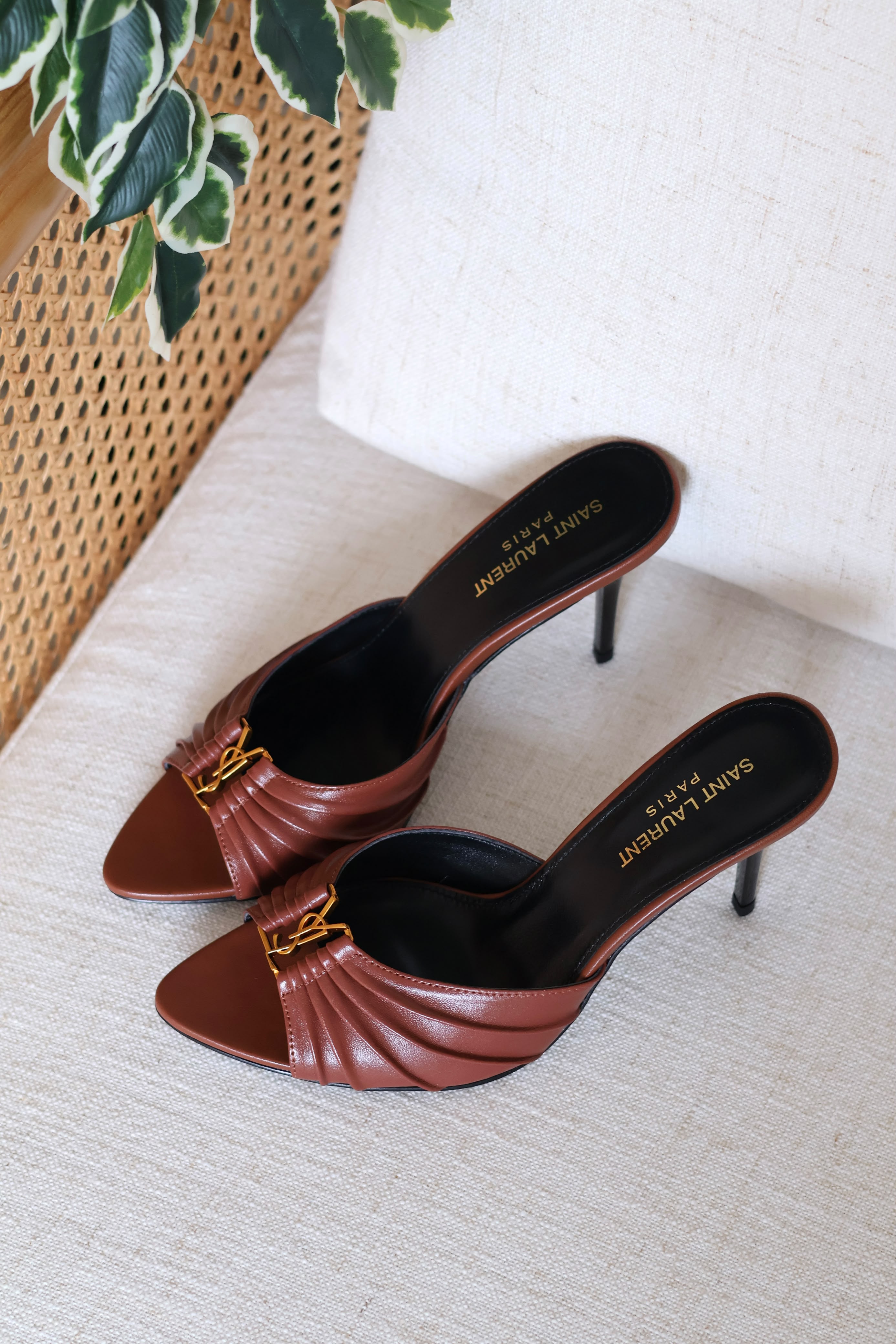 Saint Laurent Babylone Mules