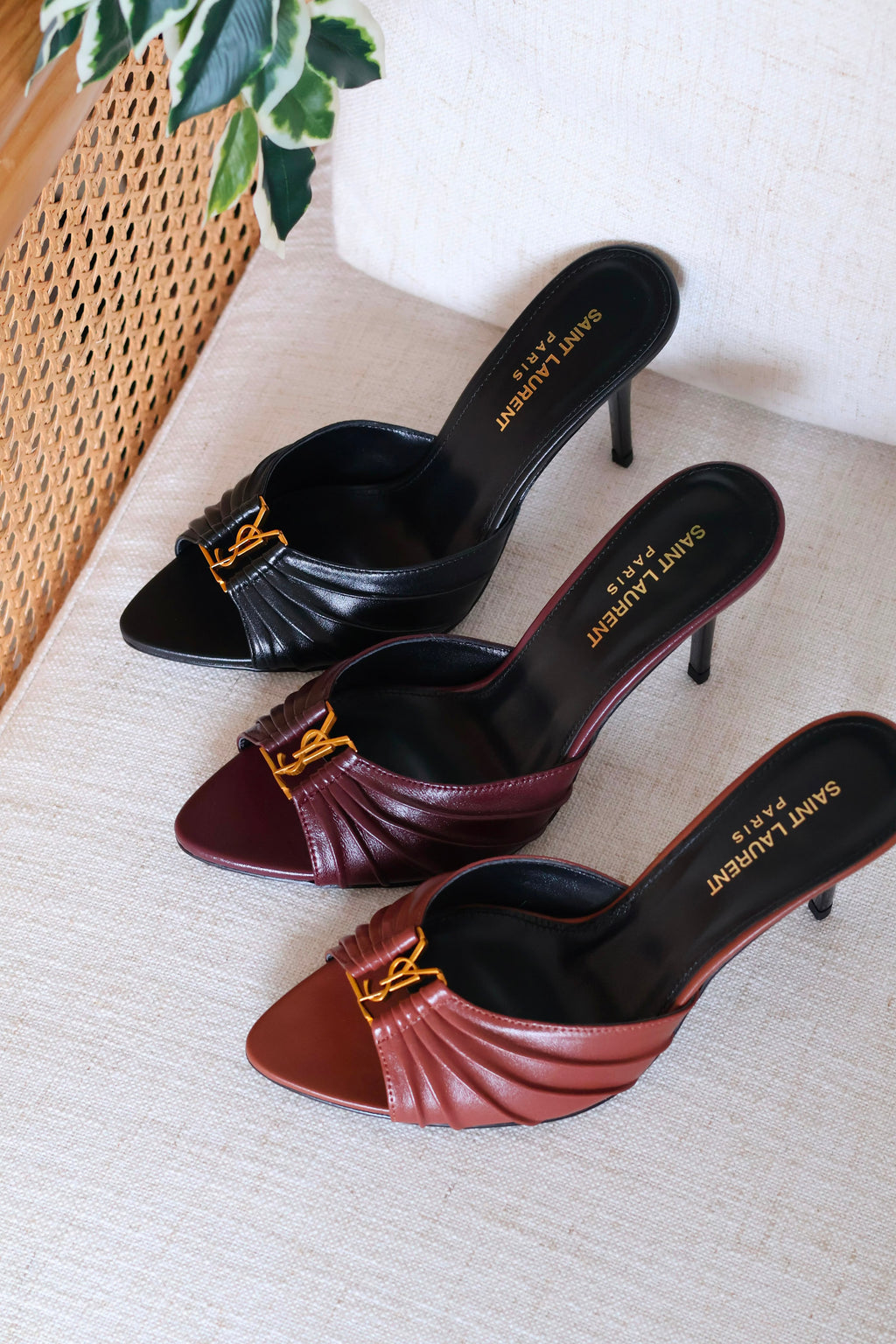 Saint Laurent Babylone Mules