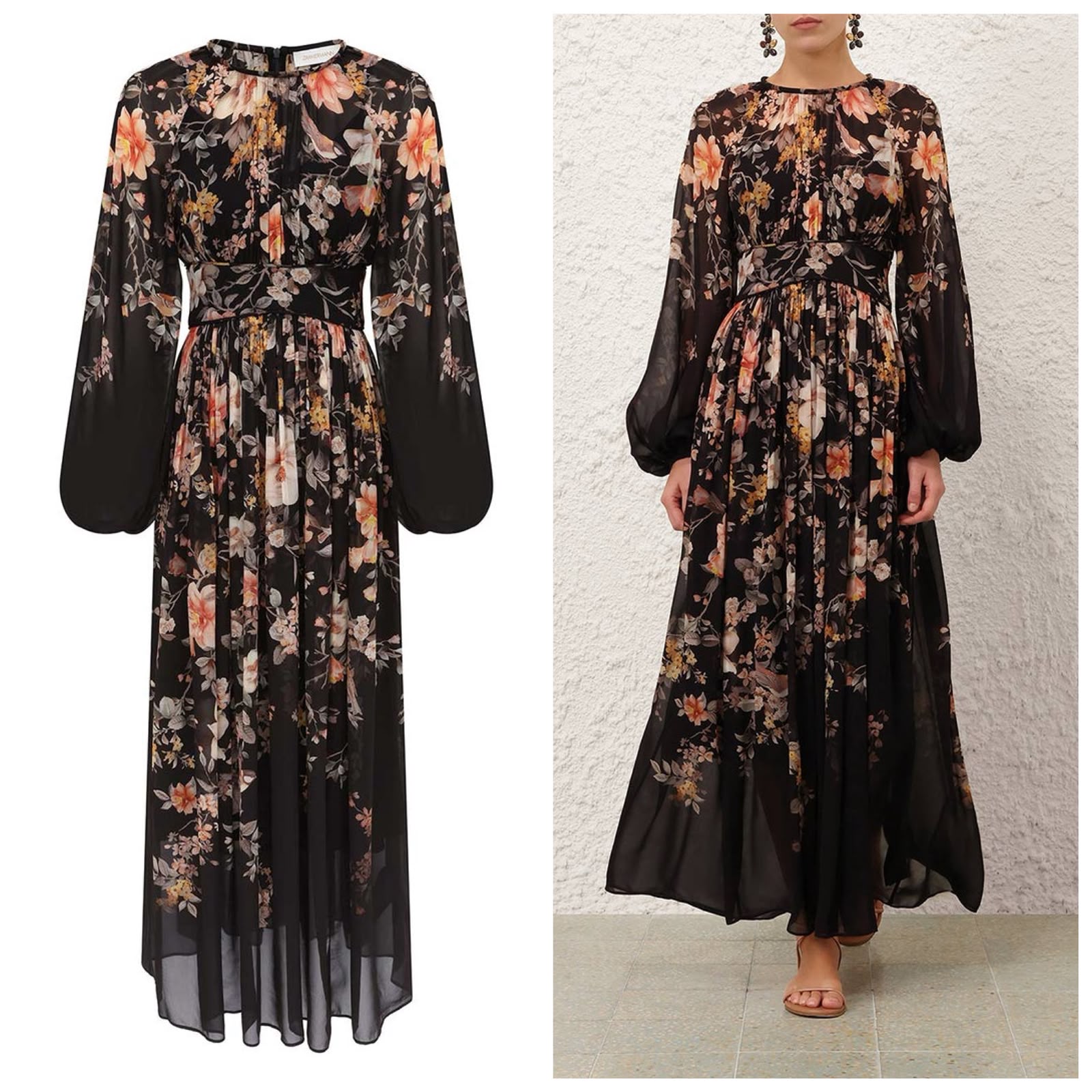 Zimmermann Carousel Billow Maxi Dress