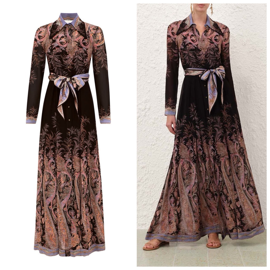 Zimmermann Alchemy Buttoned Maxi Dress